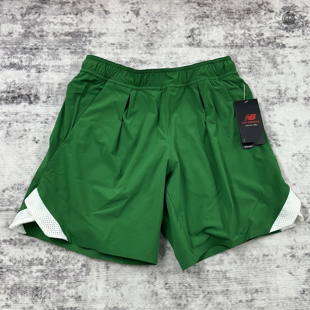 NWT - New Balance‎ Tournament Short Green - Men's Small - MS21401P